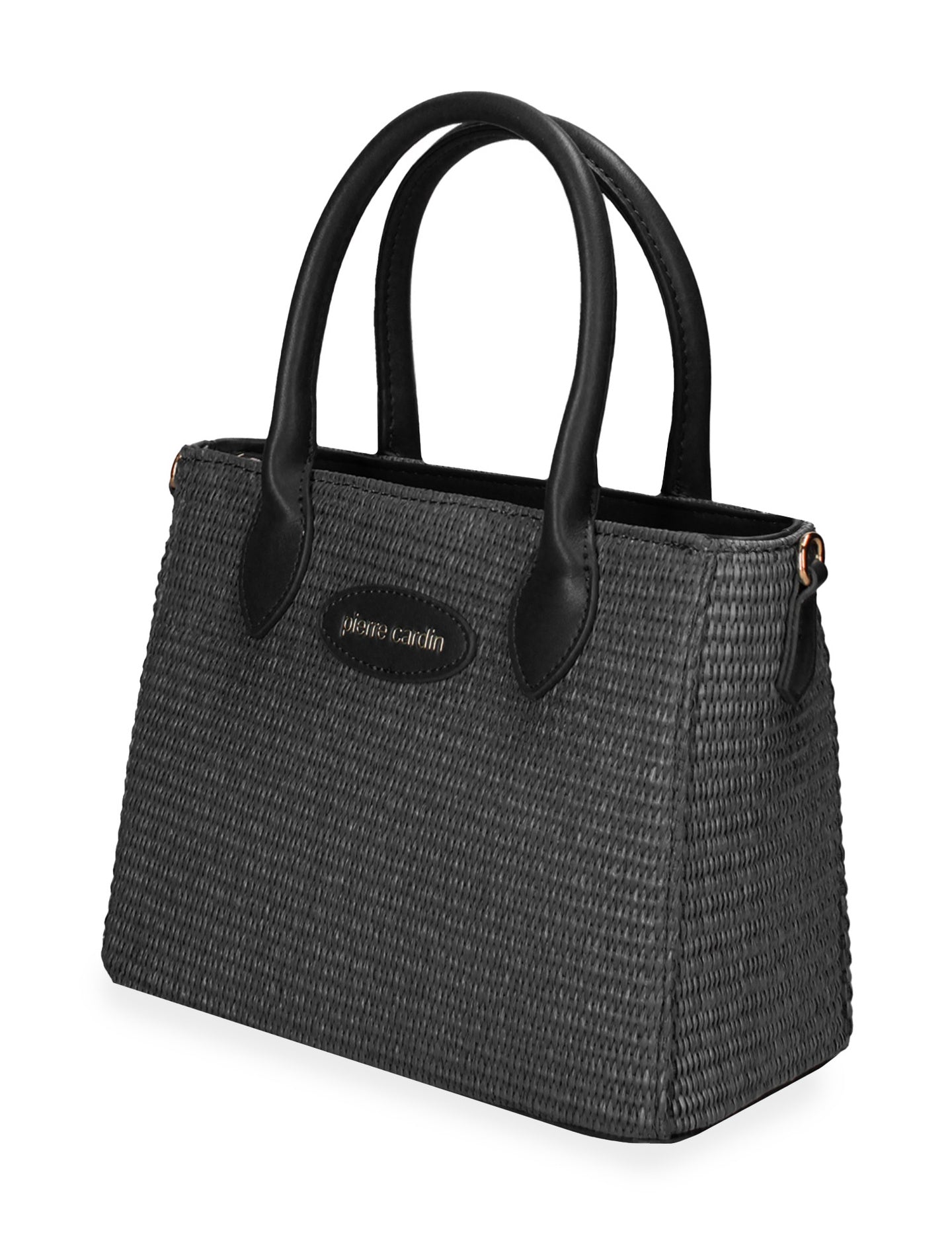 Borsa a Mano in Pelle Vegana Nero