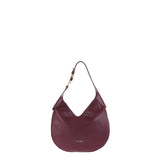 Borsa a Spalla in Vera Pelle Bordeaux Pierre Cardin
