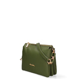 Borsa a Spalla in Vera Pelle Verde