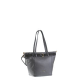 Borsa a Spalla in Vera Pelle Grigio