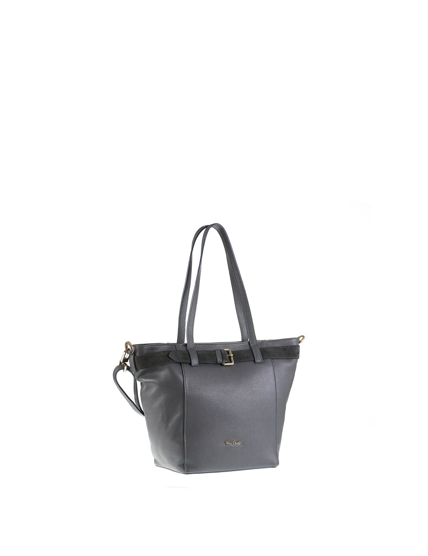 Borsa a Spalla in Vera Pelle Grigio