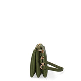 Borsa a Spalla in Vera Pelle Verde