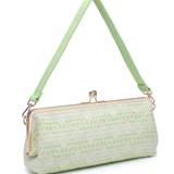 Borsa a Mano in Poliestere Verde
