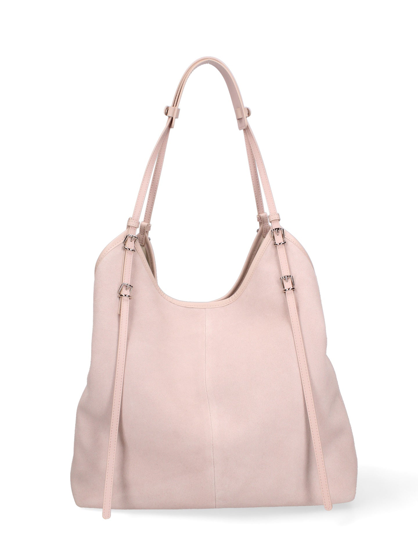 Borsa a Spalla in Vera Pelle Cipria Chiara Ferretti