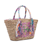 Borsa Shopper in Rattan Viola