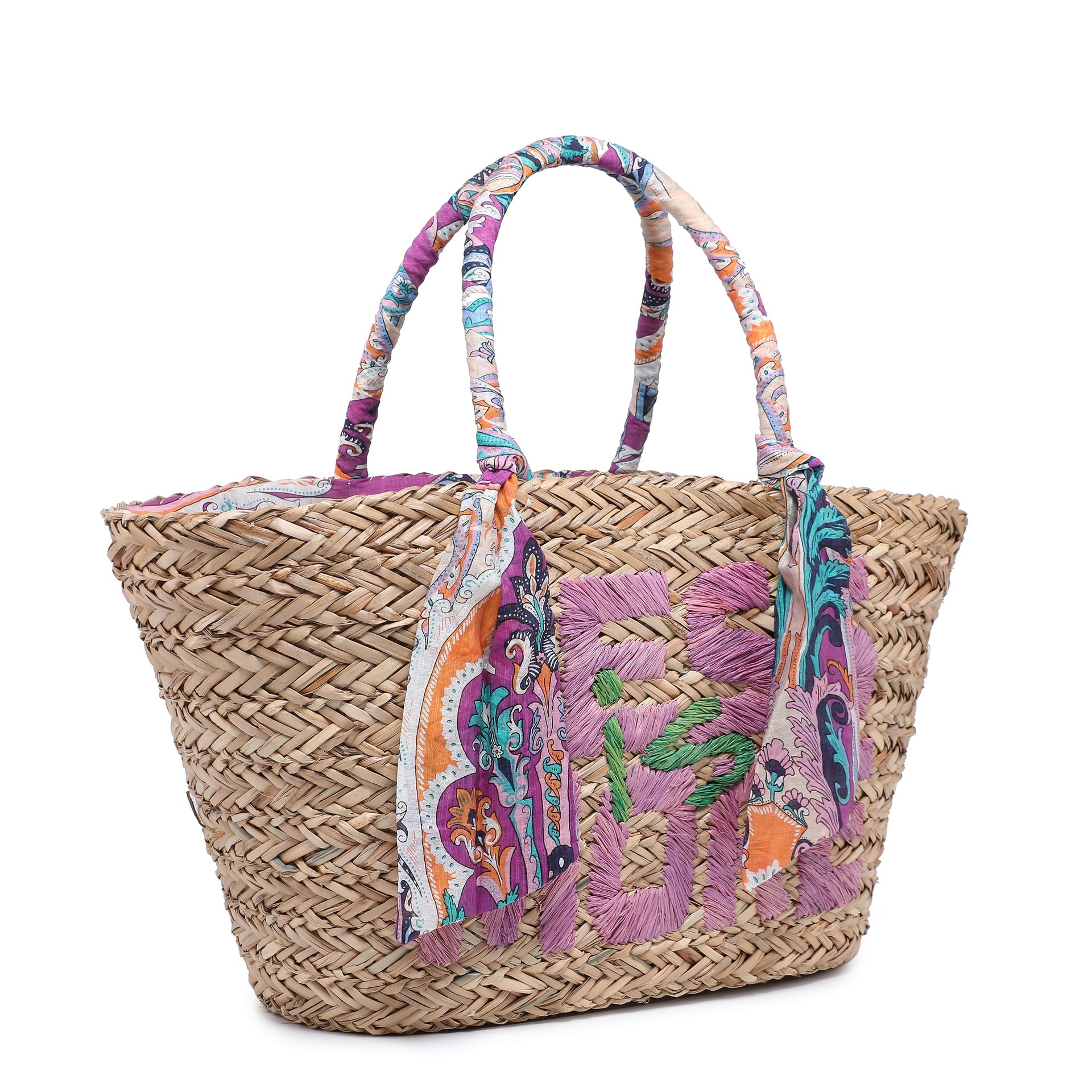 Borsa Shopper in Rattan Viola