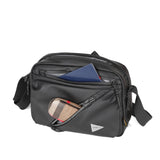 Bolso de hombro unisex Zenitho Elite en algodón negro.