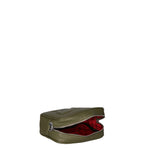 Borsa a Tracolla in Dollaro Leather Verde