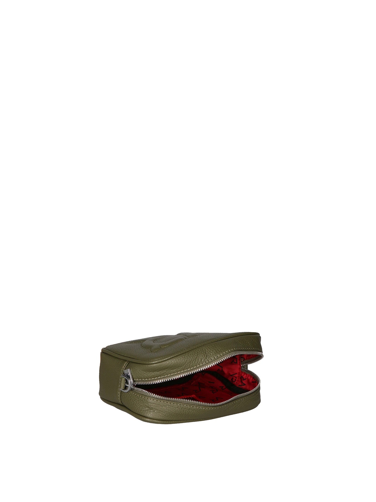 Borsa a Tracolla in Dollaro Leather Verde