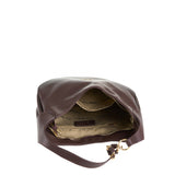 Borsa a Spalla in Vera Pelle Testa di Moro