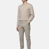 Jeans in Cotone Beige