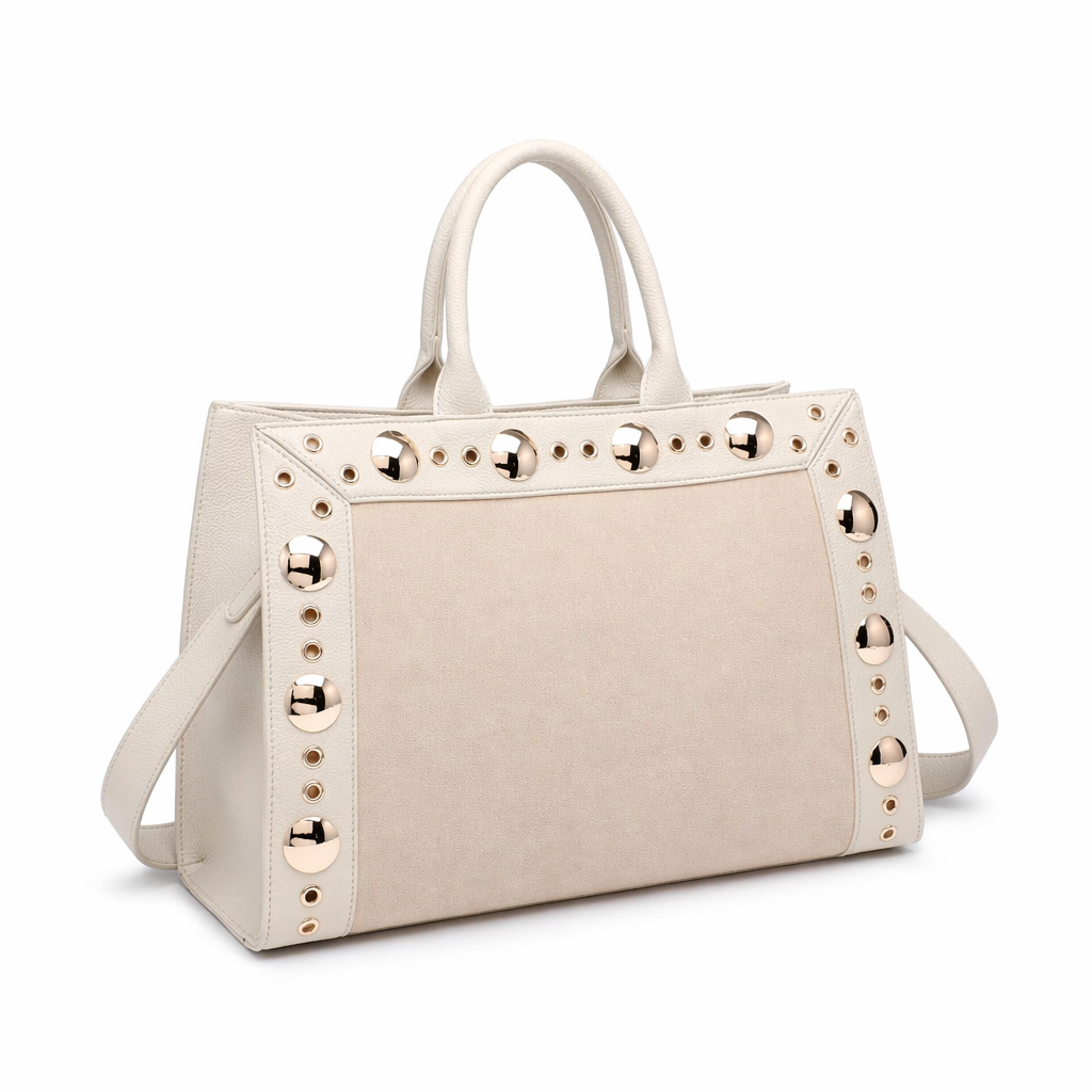 Borsa Shopper in Pelle Vegana Beige