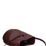 Borsa a Mano in Vera Pelle Bordeaux