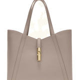 Borsa a Spalla in Pelle Taupe Furla