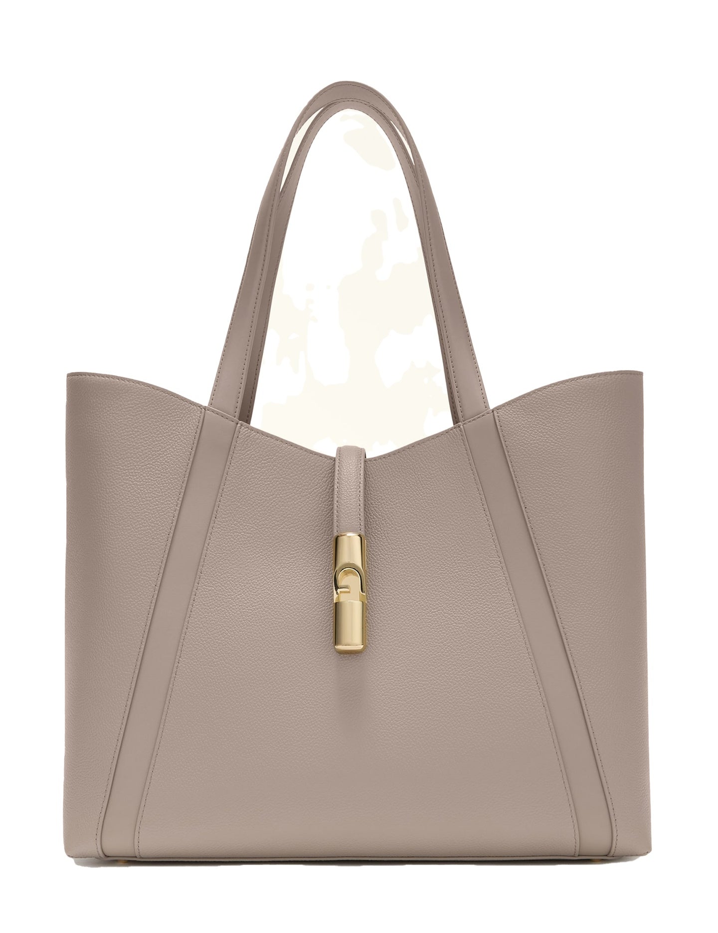 Borsa a Spalla in Pelle Taupe Furla