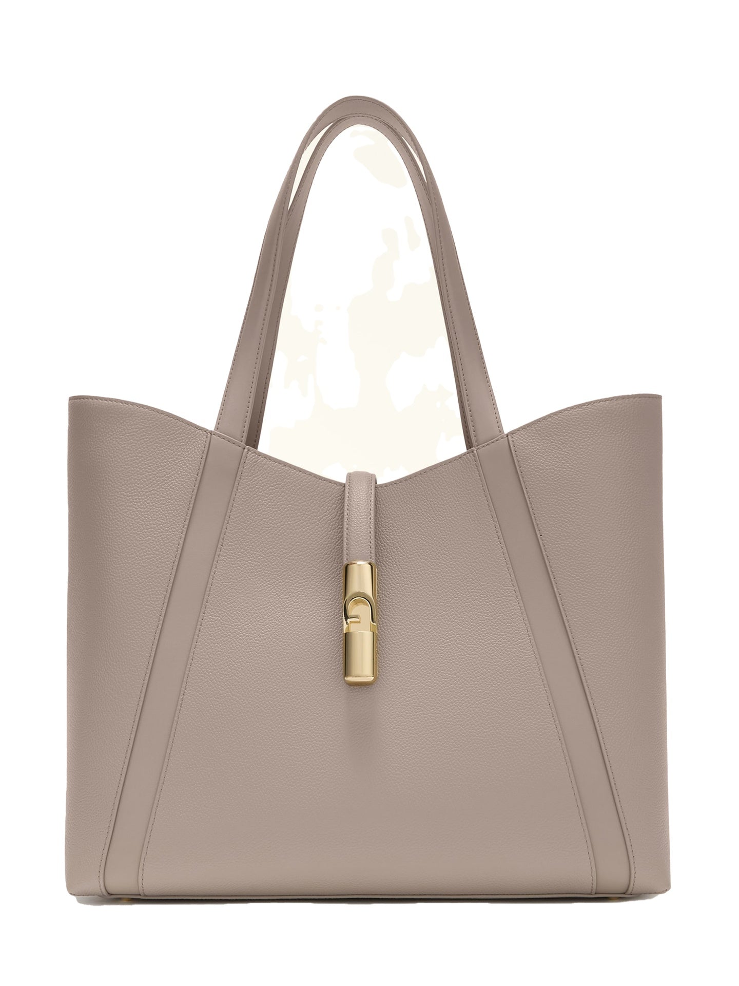 Borsa a Spalla in Pelle Taupe Furla