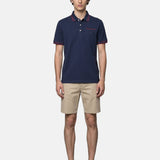 Camicia in Cotone Blu Navy