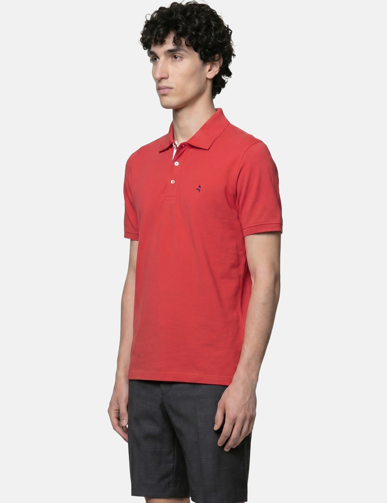 Camicia in Cotone Rosso
