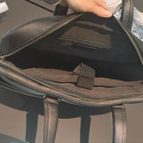 Borsa a Mano in Vera Pelle Nero
