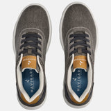 Scarpa stringata in Pelle Vegana Cenere