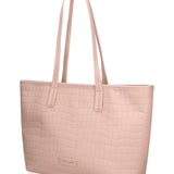 Borsa a Spalla in Pelle Vegana Rosa