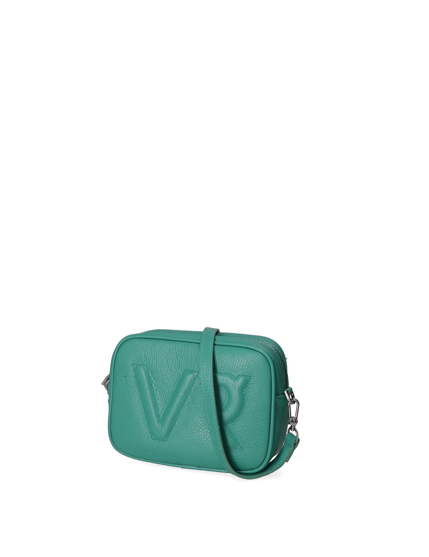 Borsa a Tracolla in Dollaro Leather Turchese