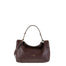 Borsa a Spalla in Vera Pelle Cioccolato Pierre Cardin