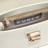 Borsa a Mano in Vera Pelle Panna