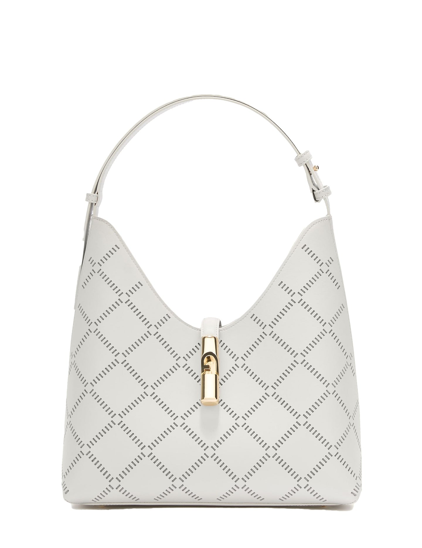 Borsa a Spalla in Pelle Ruga Bianco Furla