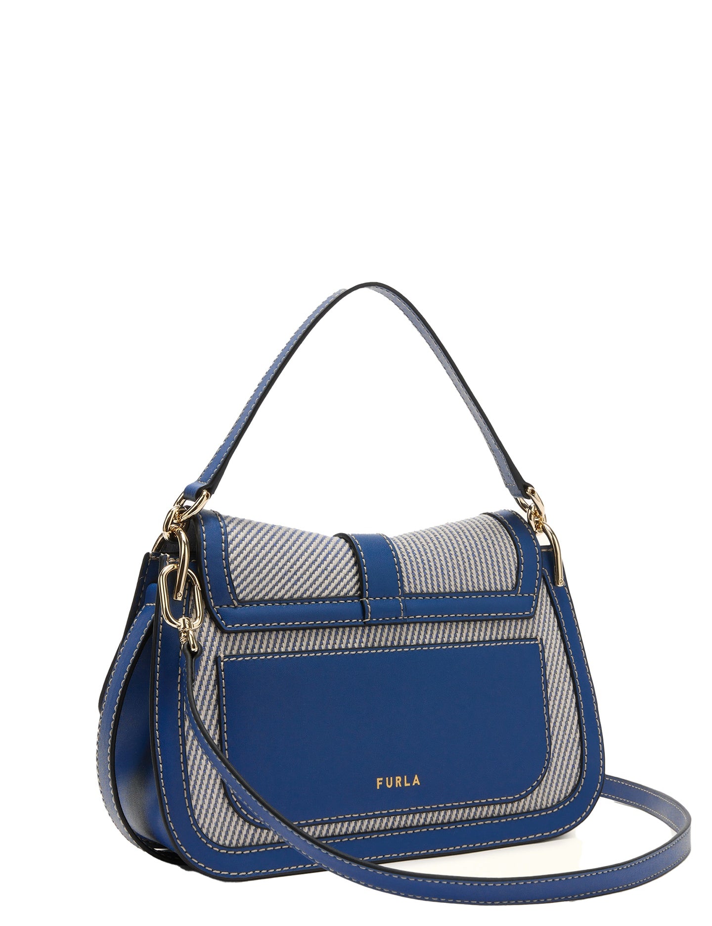 Blue Jeans Canvas Handbag