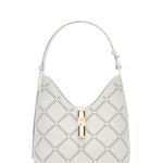 Borsa a Spalla in Vera Pelle Bianco Furla
