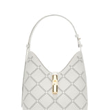 Borsa a Spalla in Vera Pelle Bianco Furla
