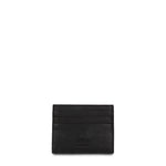 Set Portafoglio e Portachiavi in Vera Pelle Nero
