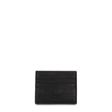 Set Portafoglio e Portachiavi in Vera Pelle Nero