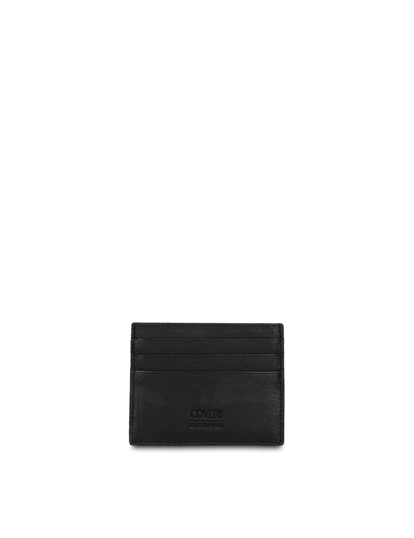 Set Portafoglio e Portachiavi in Vera Pelle Nero