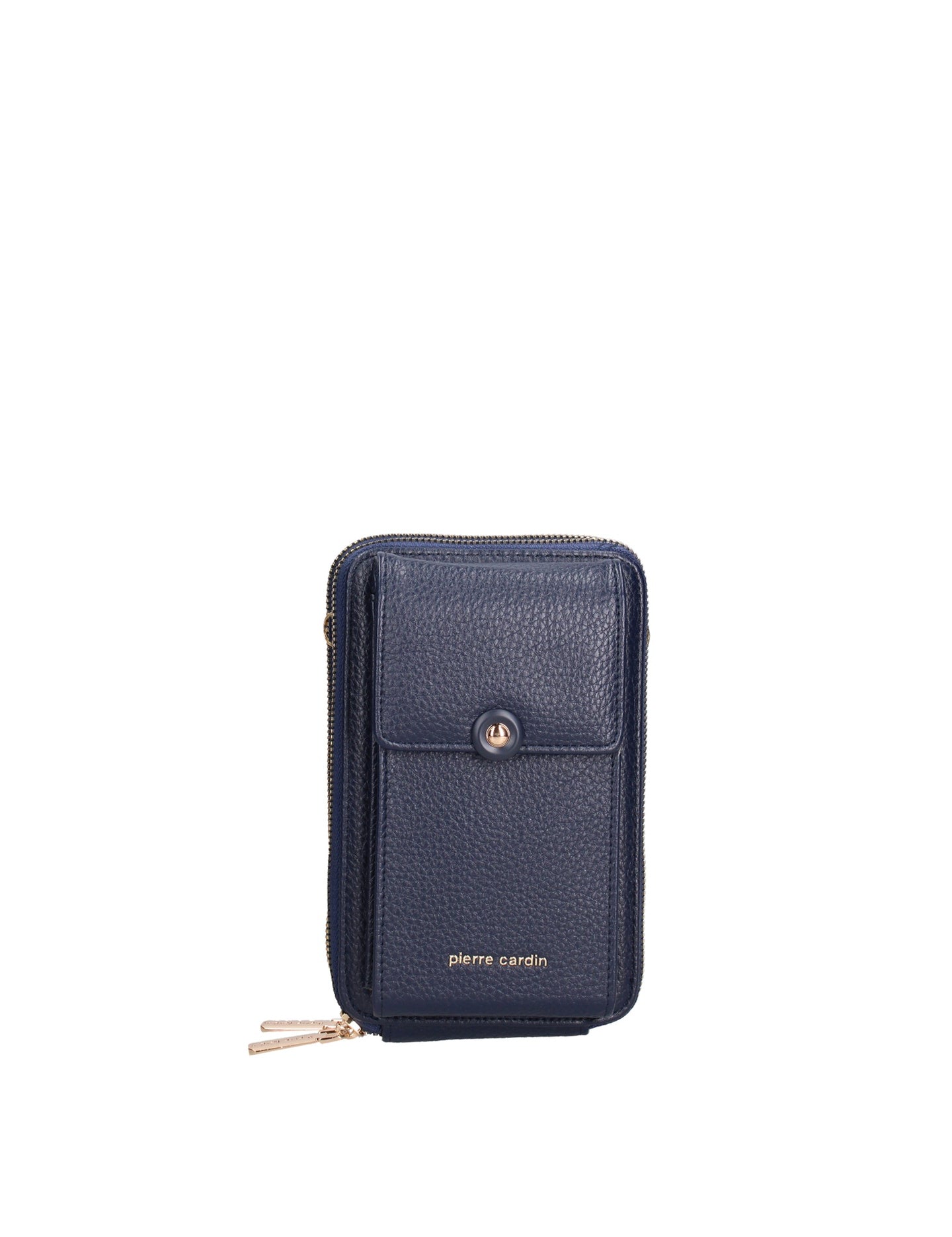 Porta Cellulare Donna in Pelle Vegana Blu Pierre Cardin
