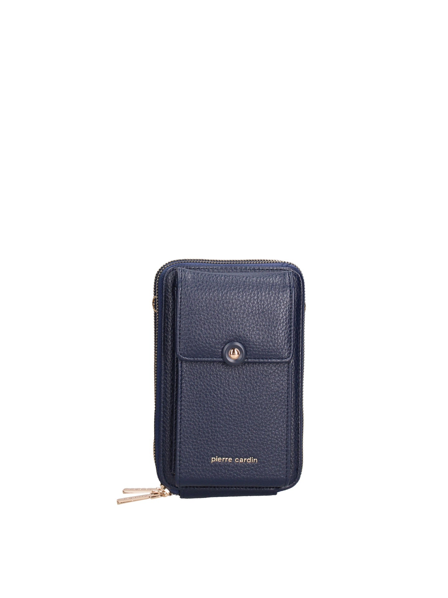 Porta Cellulare Donna in Pelle Vegana Blu Pierre Cardin