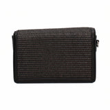 Sac bandoulière en cuir véritable noir