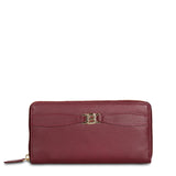 Portafoglio in Vera Pelle Bordeaux