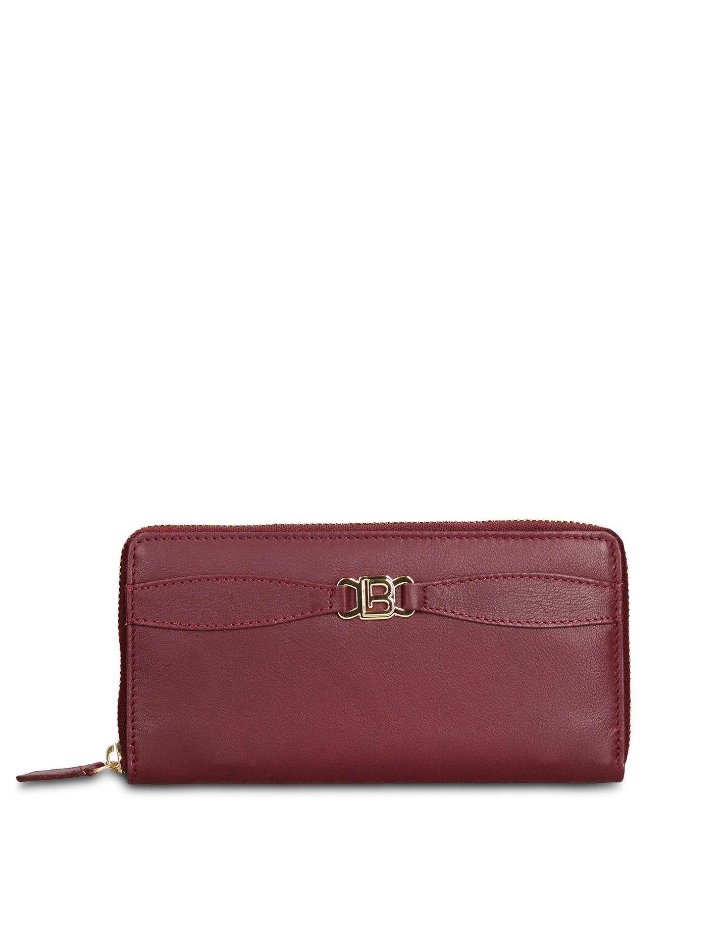 Portafoglio in Vera Pelle Bordeaux