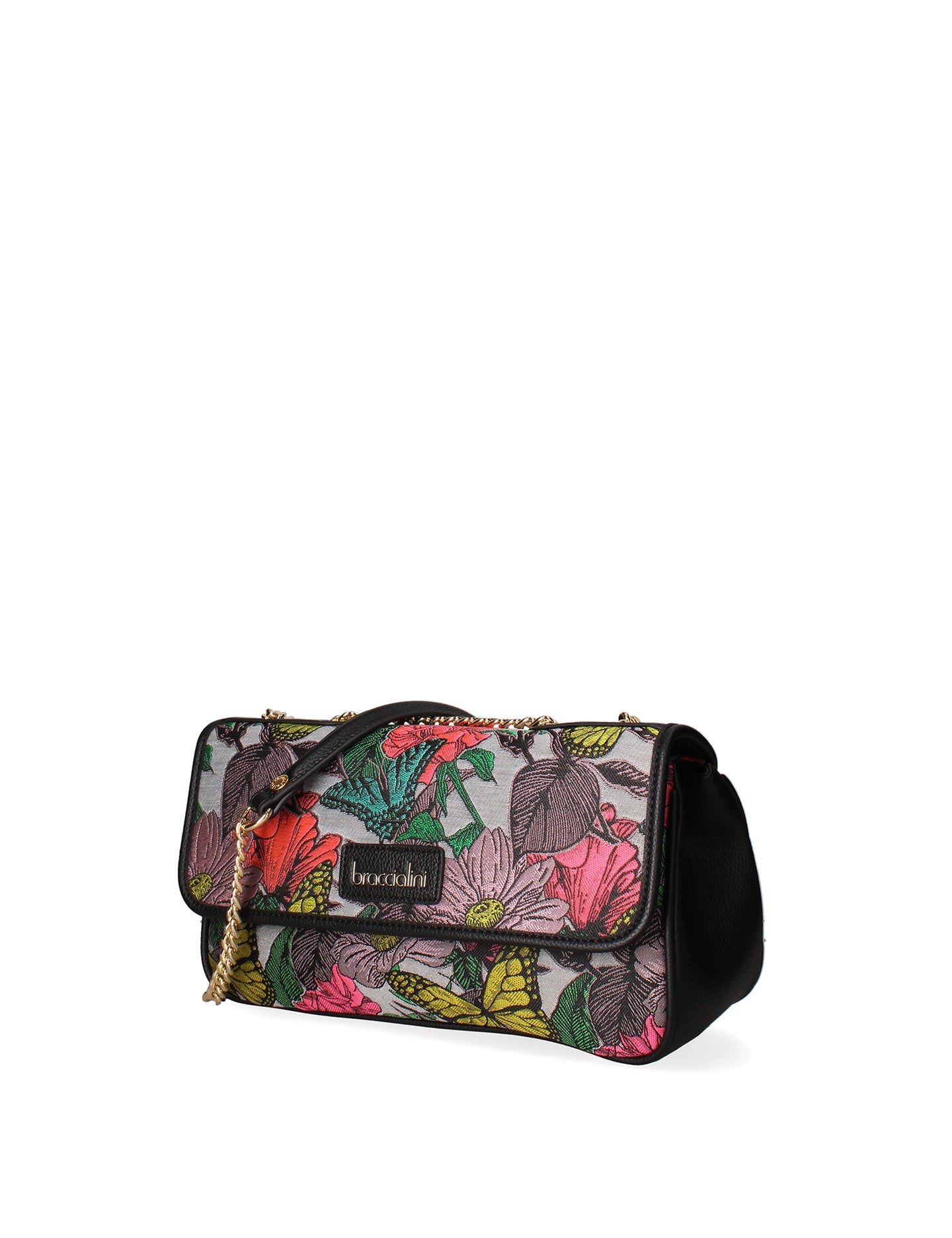 Borsa a Tracolla da Donna in Tessuto Multicolore