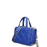 Borsa a mano CUSTO - Bluette e Bianco