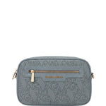 Borsa a tracolla in Pelle Vegana Azzurro GianMarco Venturi