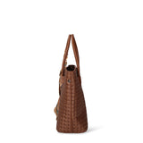 Borsa a Mano Donna in Pelle Vegana Marrone