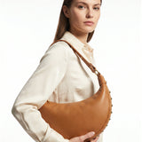 Borsa a Tracolla in Dollaro Leather Cognac