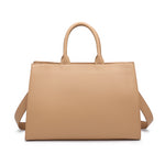 Borsa Shopper in Pelle Vegana Marrone Chiaro