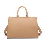 Borsa Shopper in Pelle Vegana Marrone Chiaro