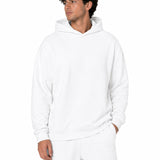 Felpa in Cotone Bianco