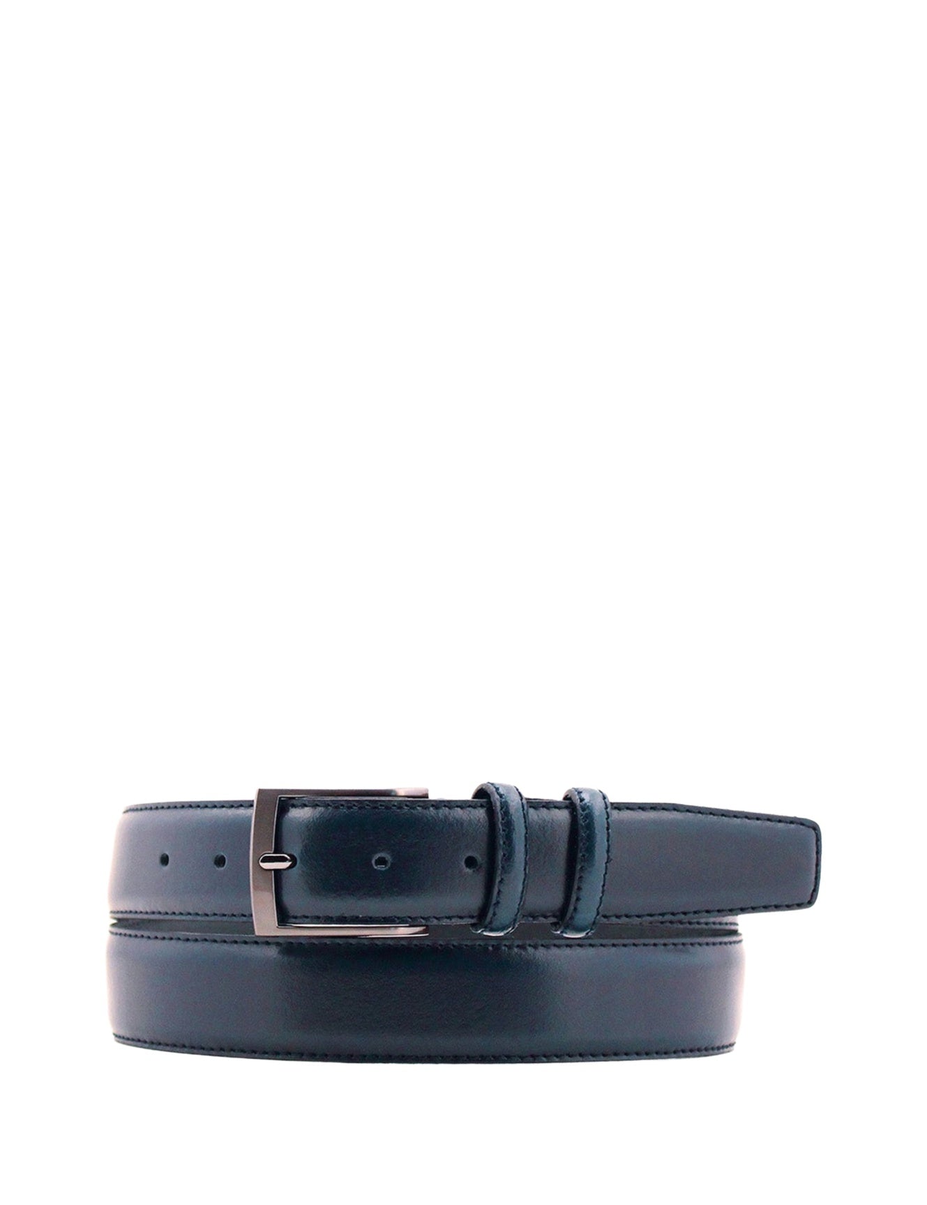 Cintura in Vera Pelle Blu Navigare