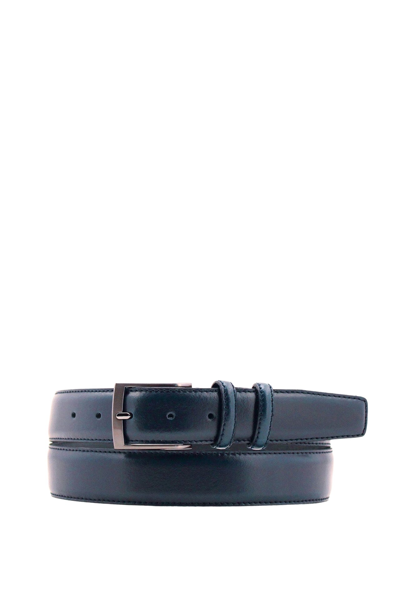 Cintura in Vera Pelle Blu Navigare
